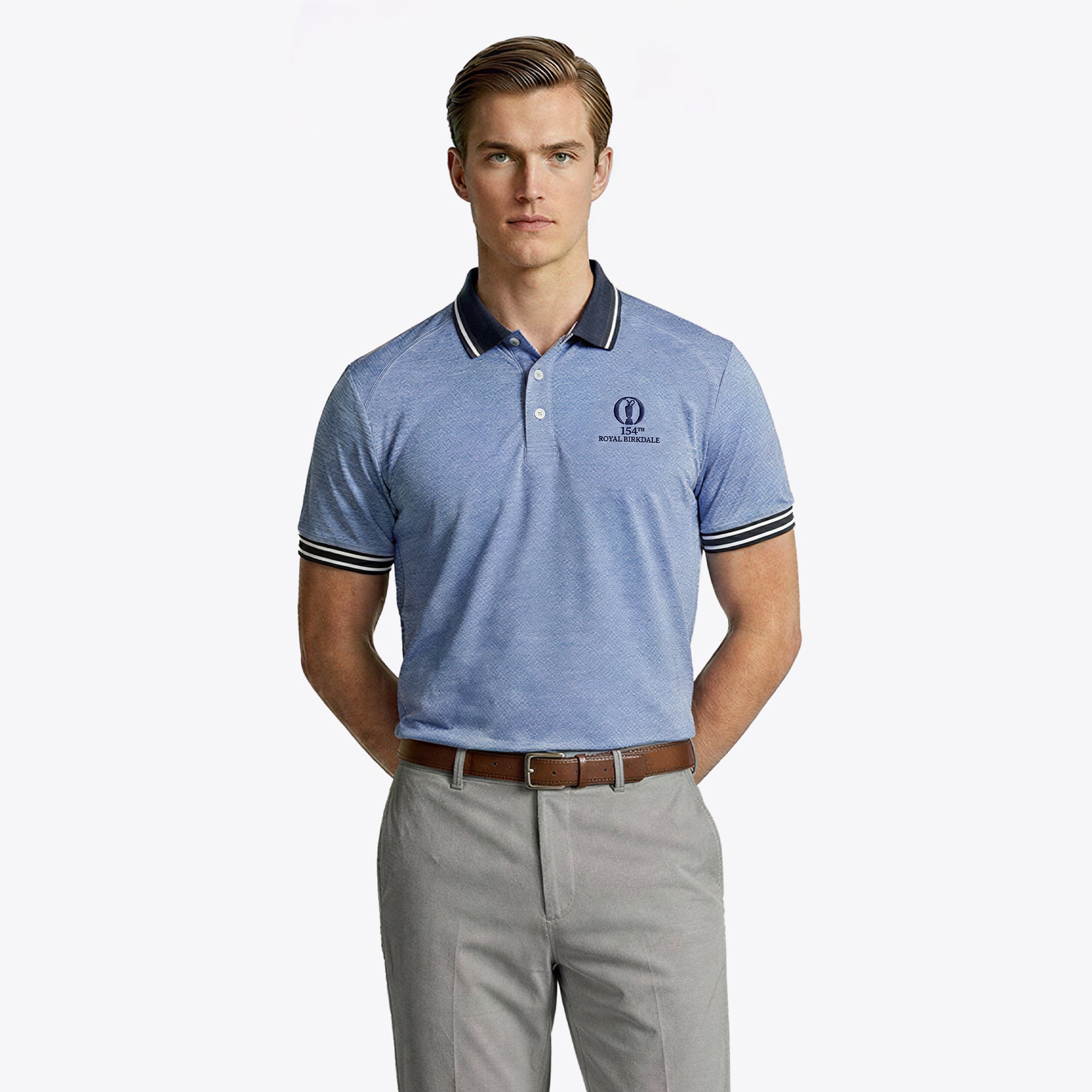 Polo The 154th Open Royal Birkdale Abacus Spey Drycool - Blu