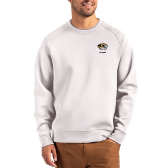 Men's Cutter & Buck Gray Missouri Tigers Roam Recycled Pullover