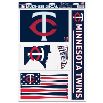 WinCraft Minnesota Twins Primary 11'' x 17'' Multi-Use Decal Sheet