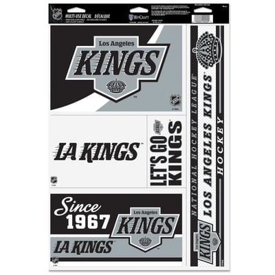 WinCraft Los Angeles Kings Primary 11'' x 17'' Multi-Use Decal Sheet