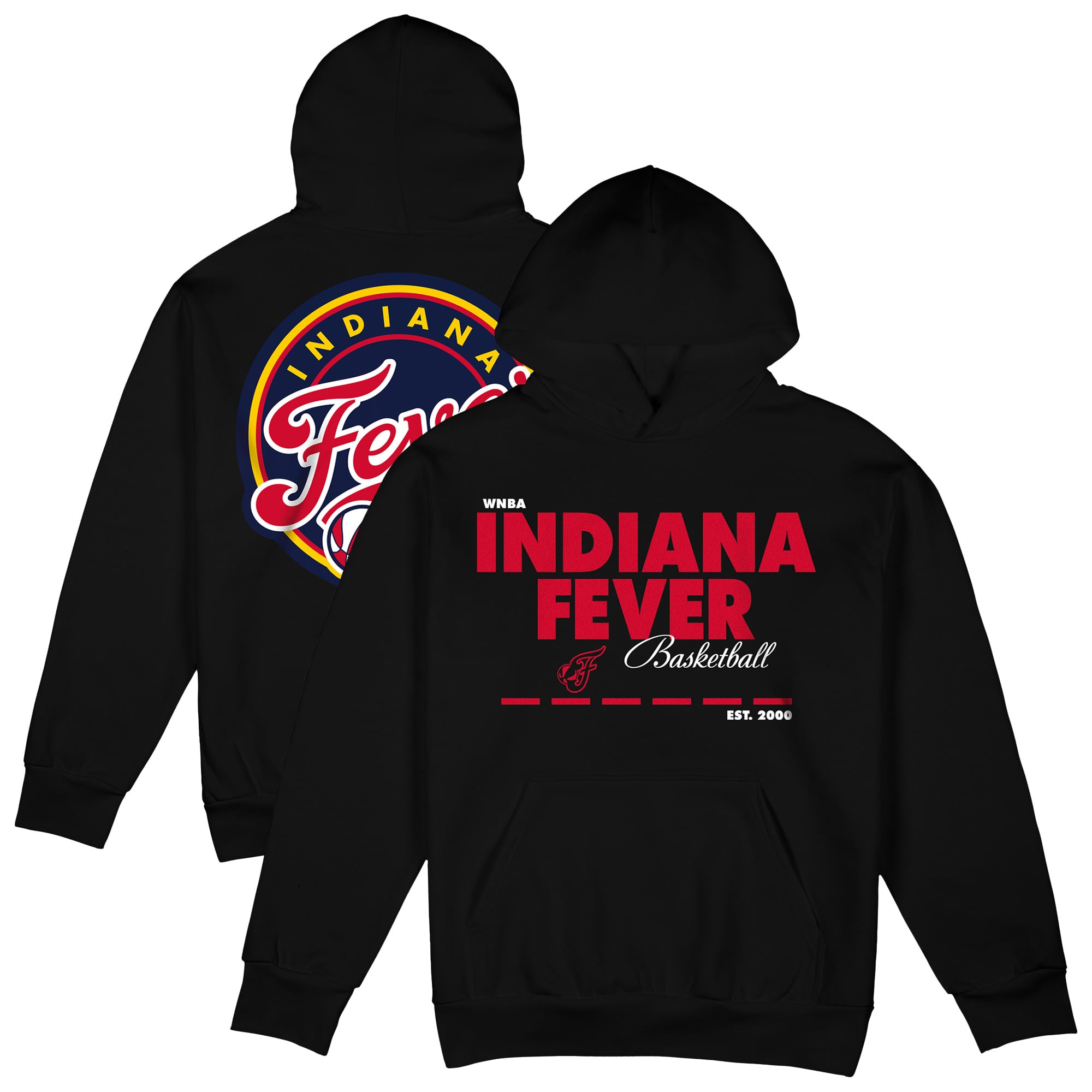 Unisex Stadium Essentials Black Indiana Fever Next Time Urban Premium Hoodie
