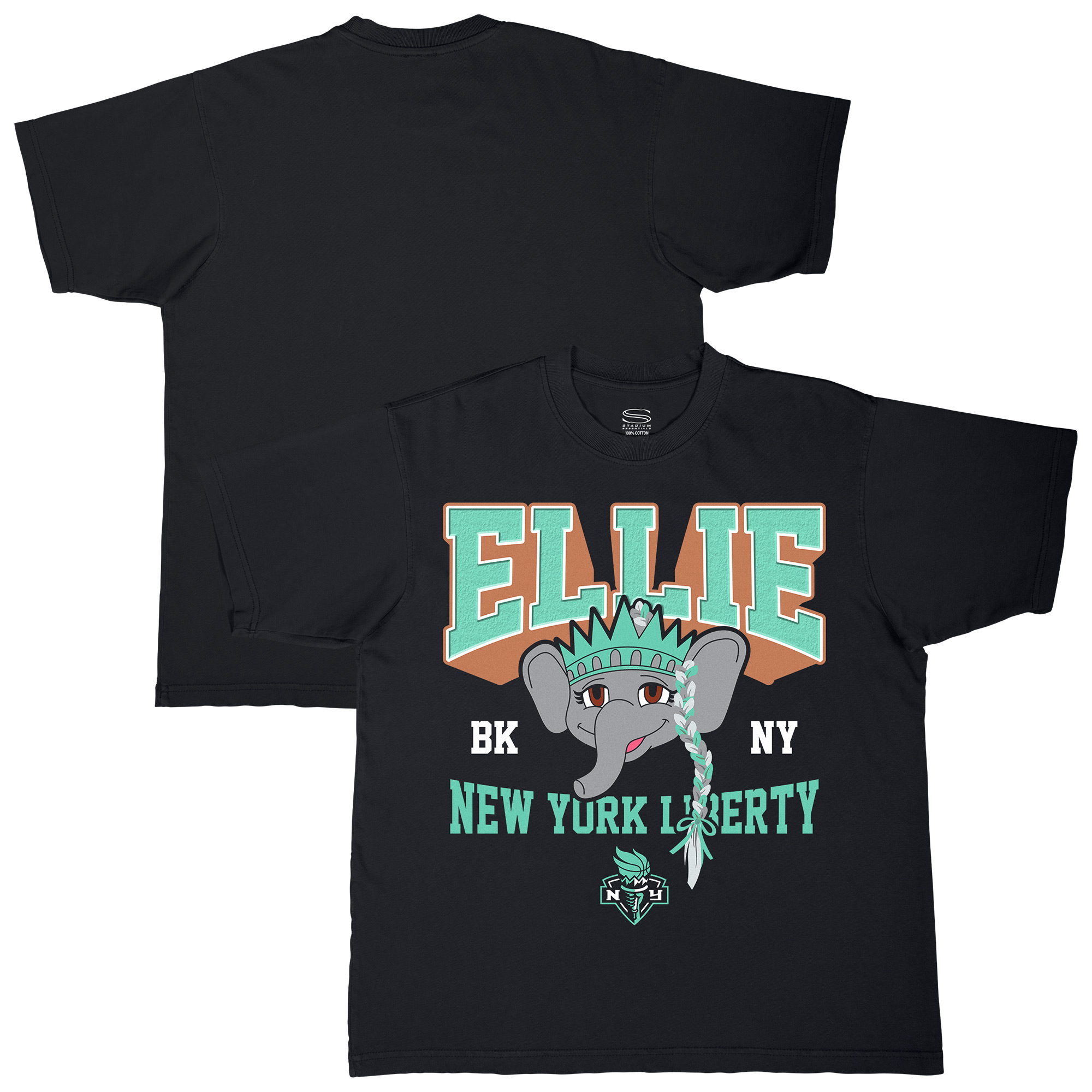 Unisex Stadium Essentials Black New York Liberty Most Valuable Mascot Urban Premium T-Shirt Unisex Stadium Essentials Black New York Liberty Most Valuable Mascot Urban Premium T-Shirt