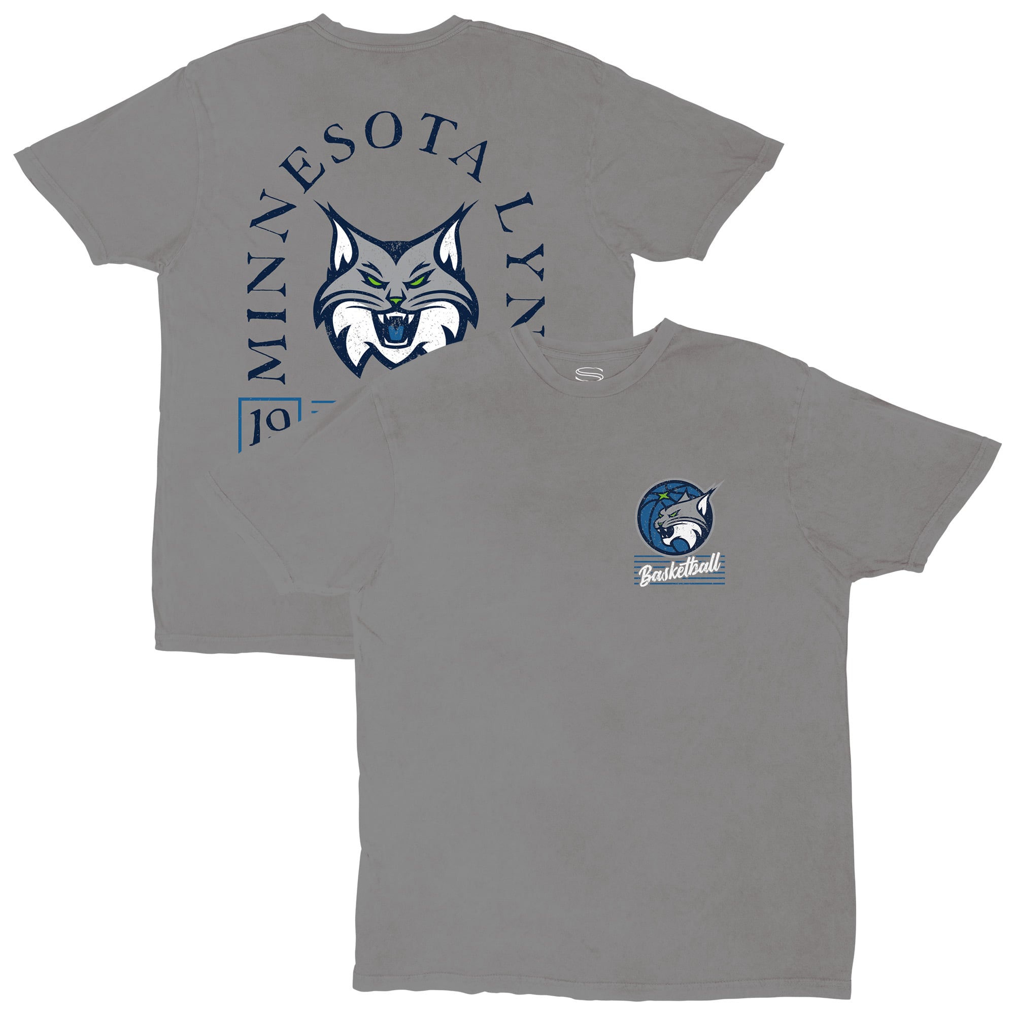 Unisex Stadium Essentials Platinum Minnesota Lynx Lay Low Vintage Wash Relaxed Fit T-Shirt