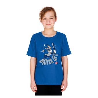 Youth New Era  Royal Chicago Cubs Looney Tunes T-Shirt