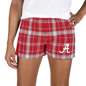Women's Concepts Sport Crimson/Gray Alabama Crimson Tide Ultimate Flannel Shorts