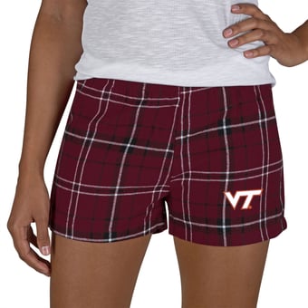 Women's Concepts Sport Maroon/Black Virginia Tech Hokies Ultimate Flannel Shorts