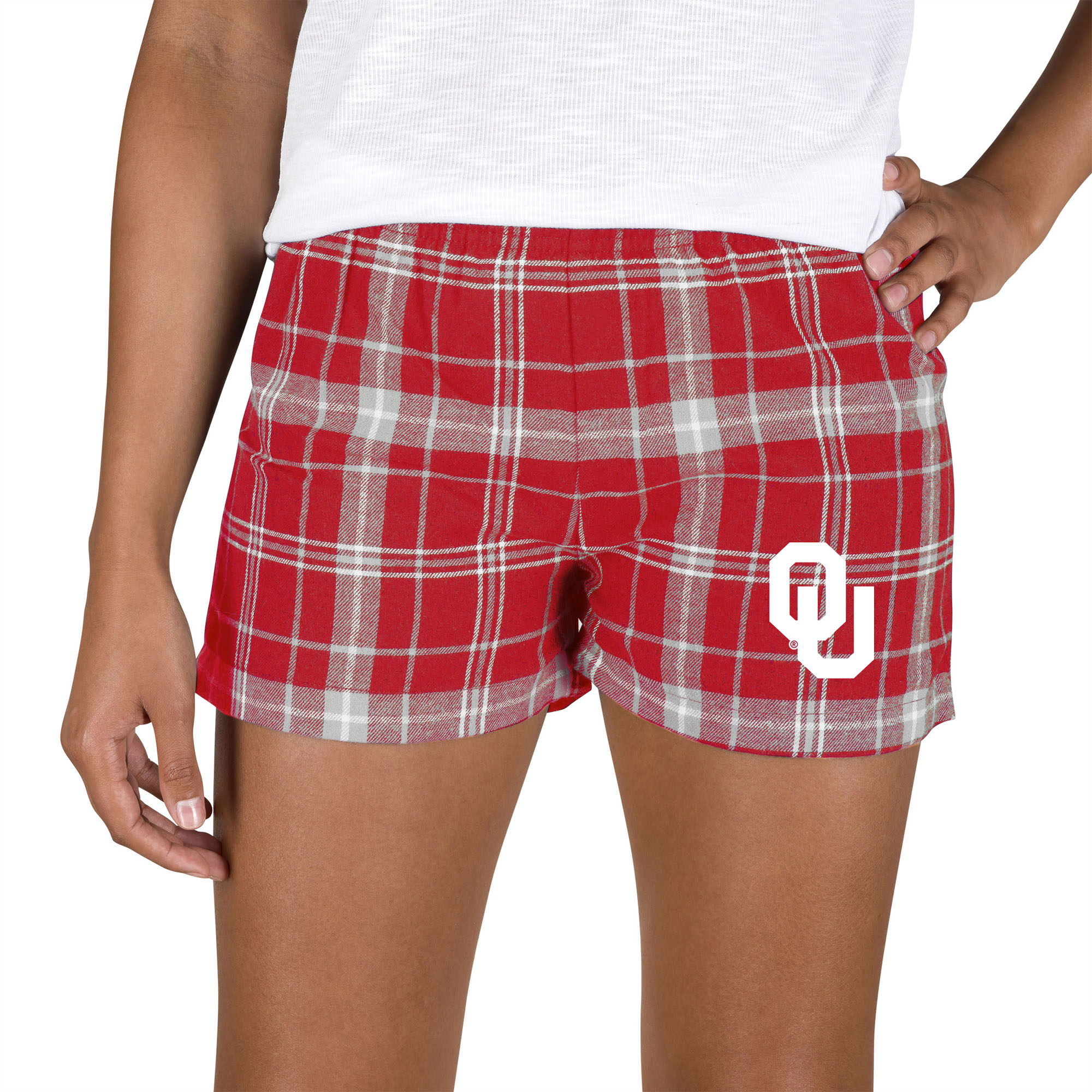 Women’s Concepts Sport Crimson/Gray Oklahoma Sooners Ultimate Flannel Shorts Women’s Concepts Sport Crimson/Gray Oklahoma Sooners Ultimate Flannel Shorts
