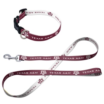 WinCraft Texas A&M Aggies Pet Leash and Collar Set