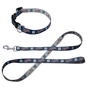 WinCraft Detroit Tigers Pet Leash and Collar Set