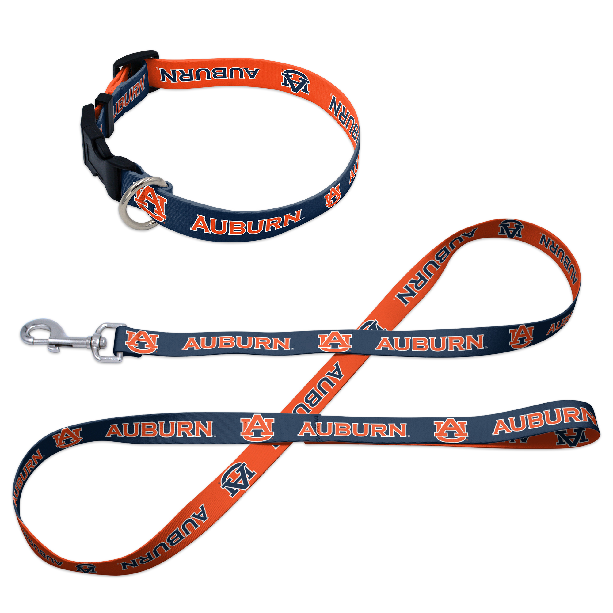 WinCraft Auburn Tigers Pet Leash and Collar Set