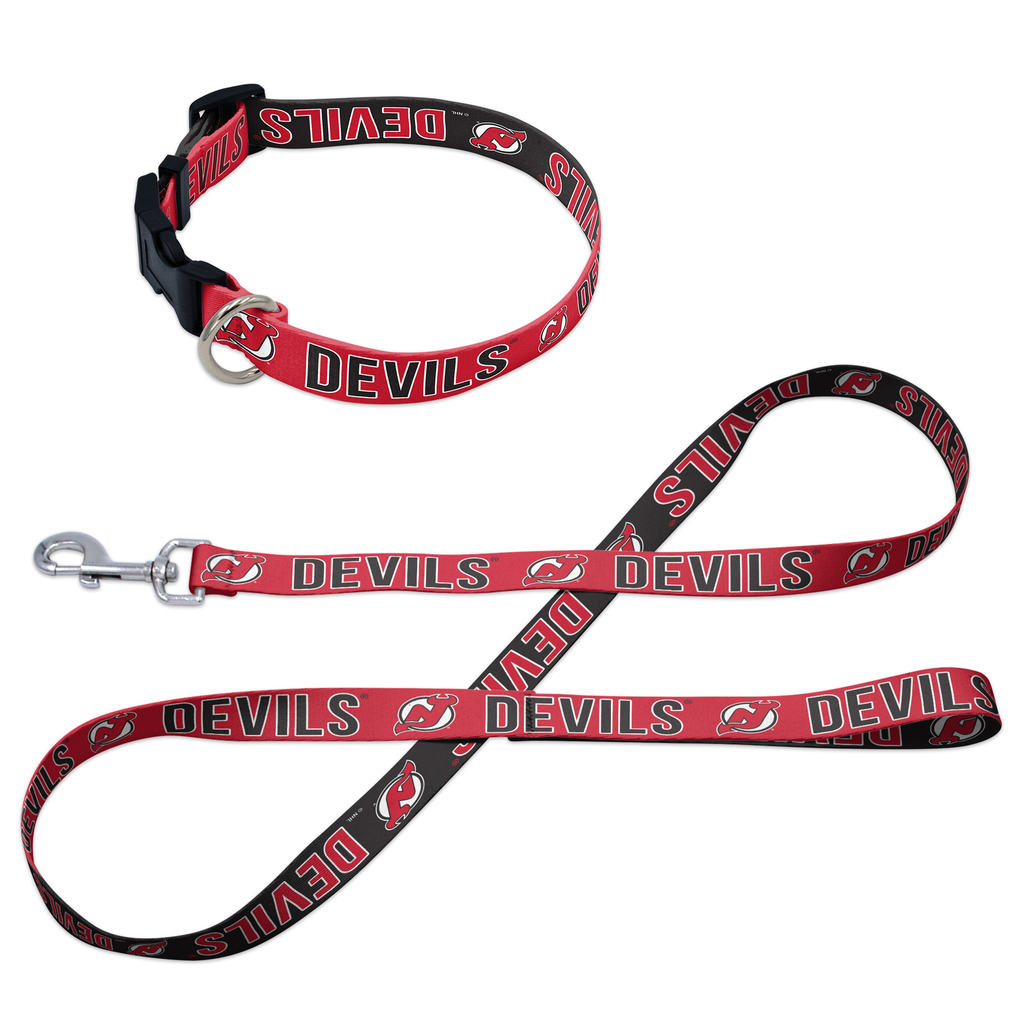 WinCraft New Jersey Devils Pet Leash and Collar Set