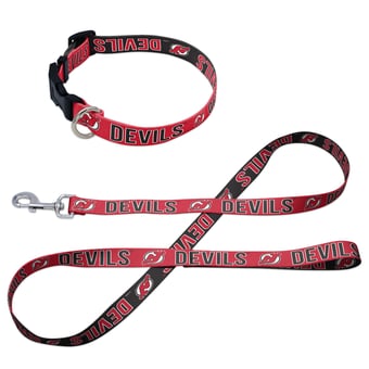 WinCraft New Jersey Devils Pet Leash and Collar Set