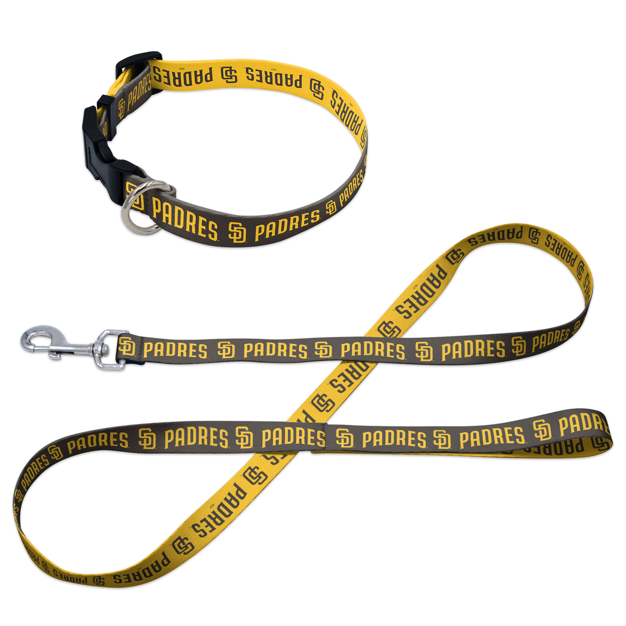 San Diego Padres Pet Leash and Collar Set, 25% Off