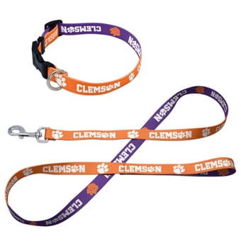 WinCraft Clemson Tigers Pet Leash and Collar Set