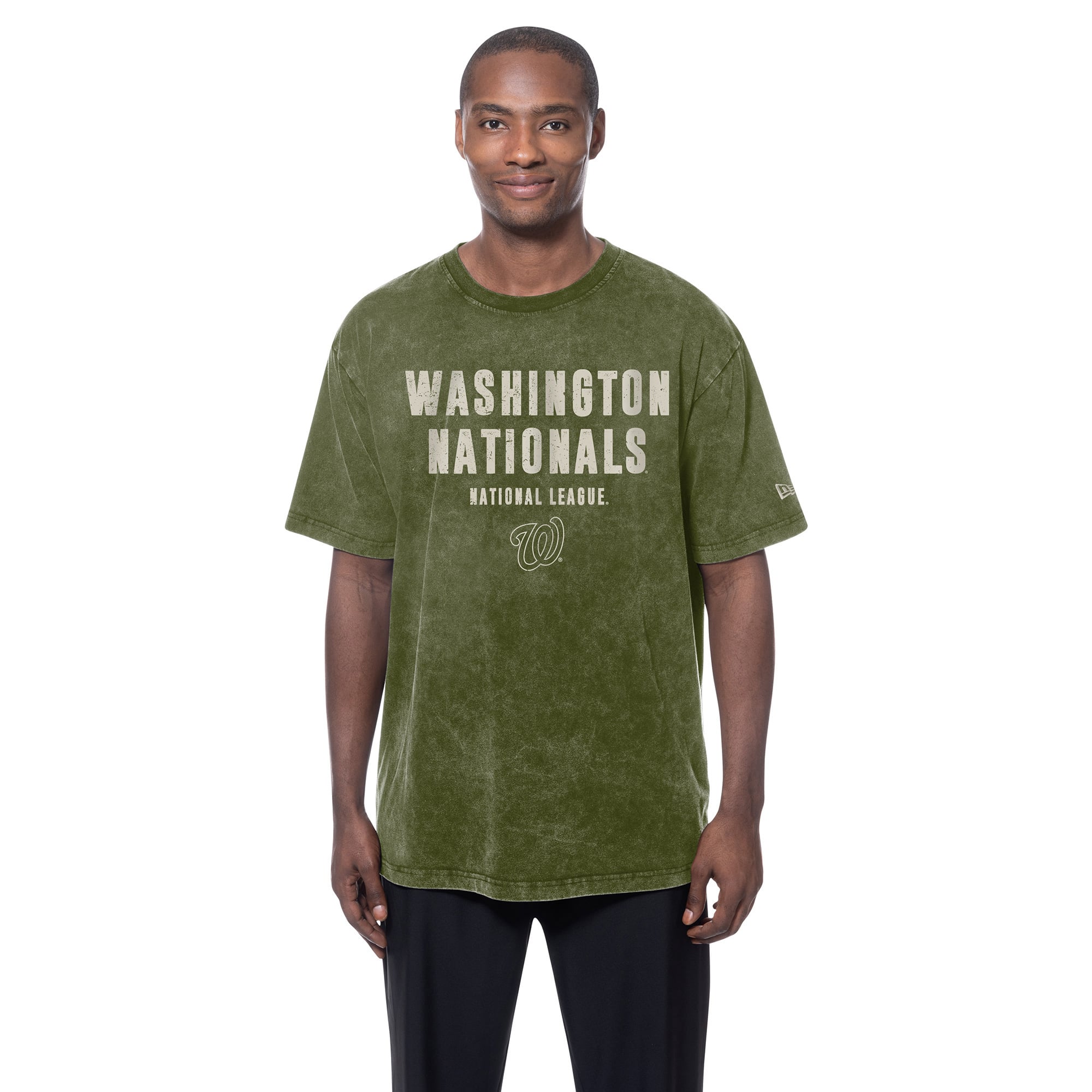 Men's New Era  Olive Washington Nationals 2026 Armed Forces Day T-Shirt
