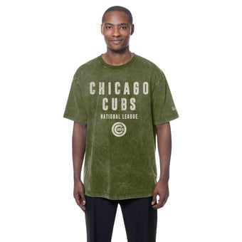 Men's New Era  Olive Chicago Cubs 2026 Armed Forces Day T-Shirt