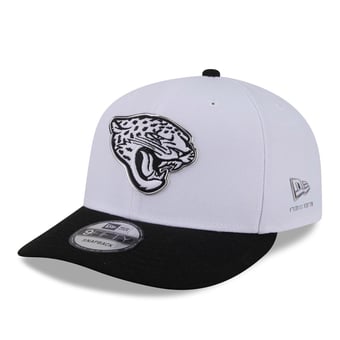 Men's New Era  White/Black Jacksonville Jaguars 2026 NFL Draft Pre-Curved 9FIFTY Snapback Hat
