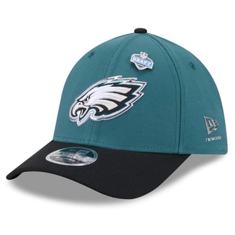 Men's New Era  Midnight Green/Black Philadelphia Eagles 2026 NFL Draft 39THIRTY M-Crown Flex Hat