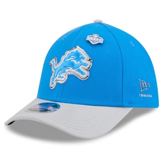 Men's New Era  Blue/Silver Detroit Lions 2026 NFL Draft 39THIRTY M-Crown Flex Hat
