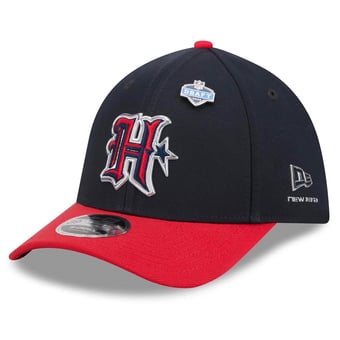 Men's New Era  Navy/Red Houston Texans 2026 NFL Draft 39THIRTY M-Crown Flex Hat