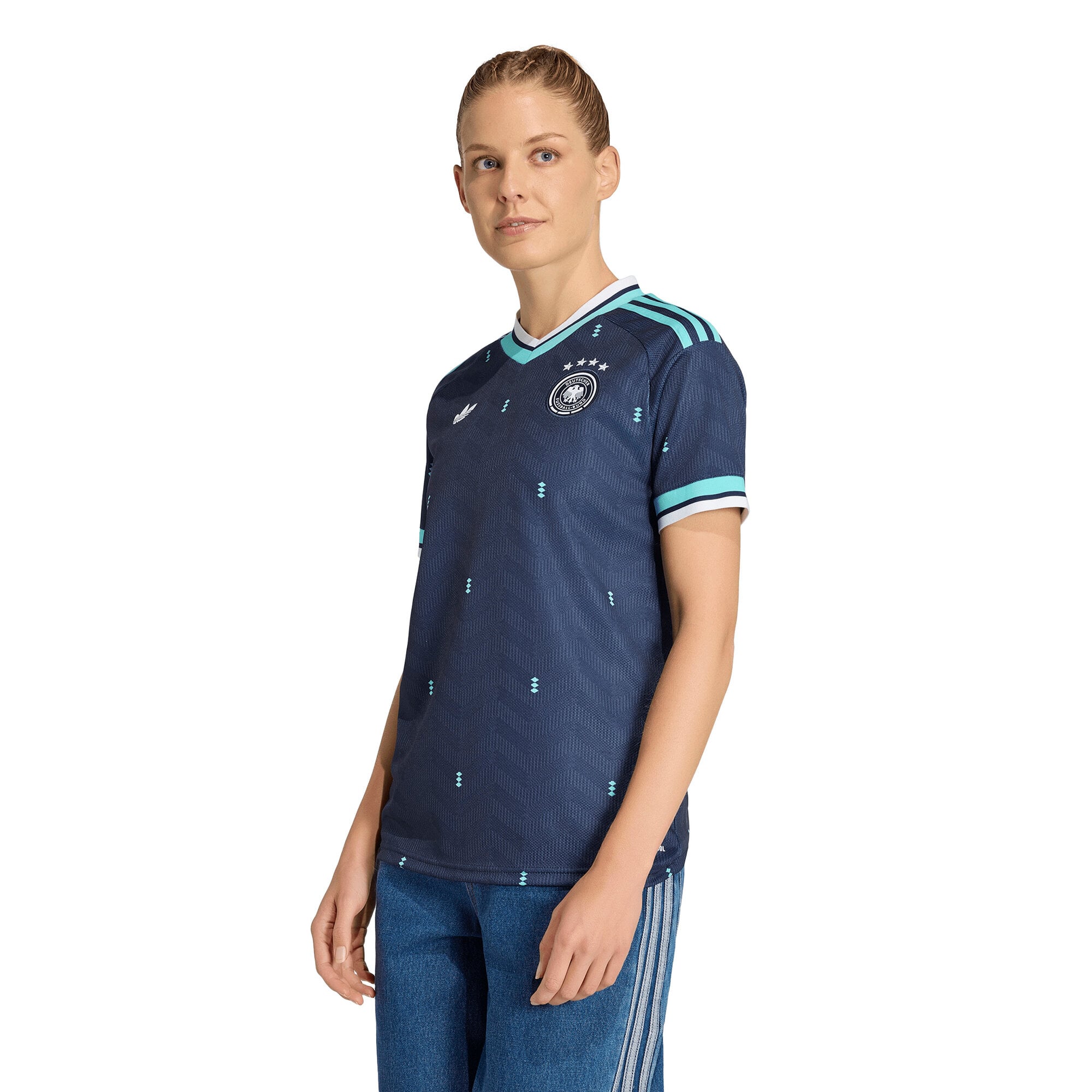 Camiseta adidas de visitante de la DFB 2026 para mujer