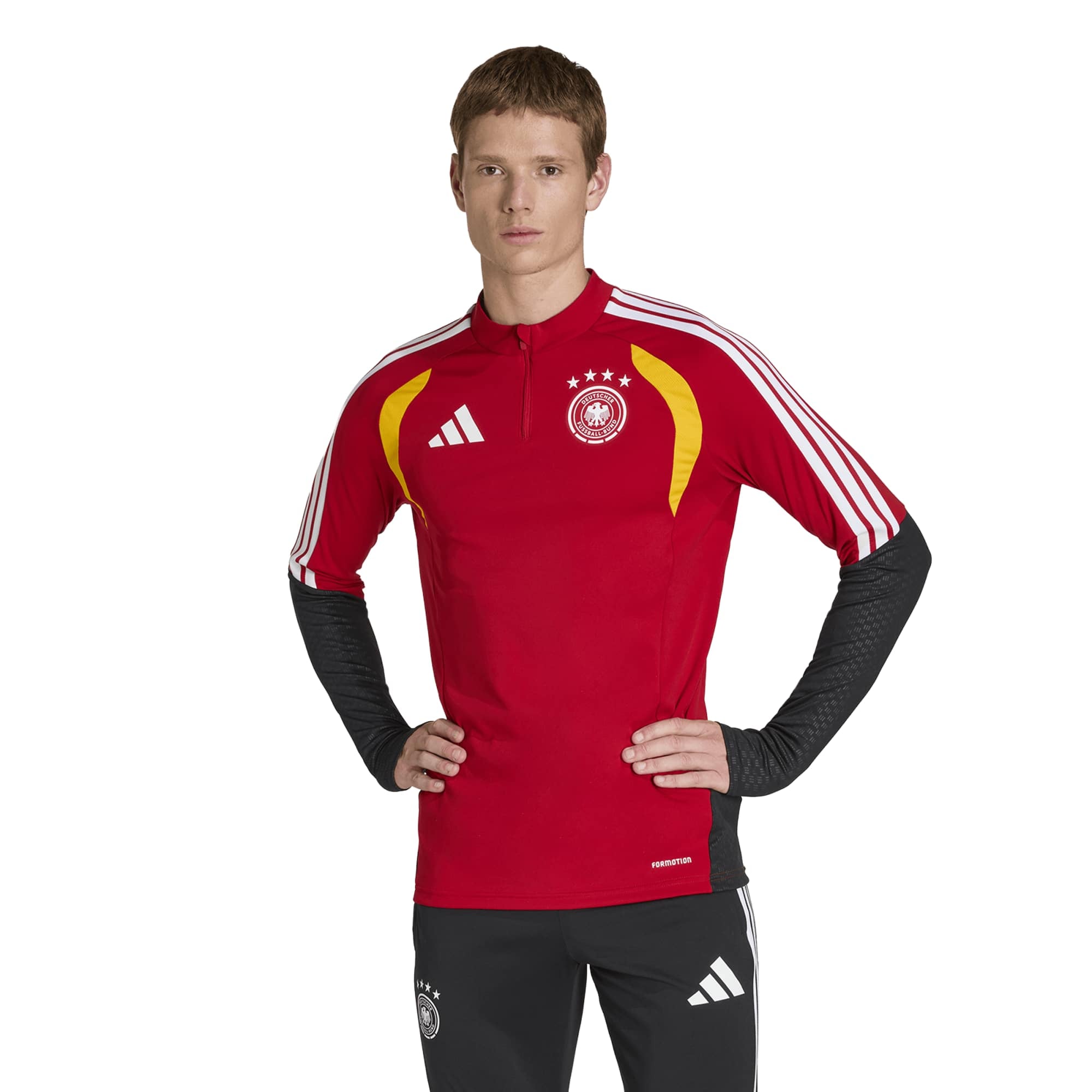 Maillot Entraînement adidas de l'équipe nationale d'Allemagne - Rouge