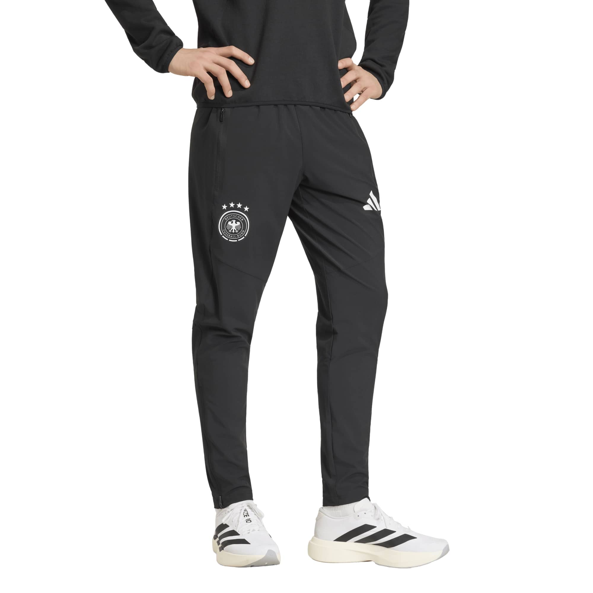 Pantalon de voyage adidas Tiro de l'équipe nationale d'Allemagne - Noir