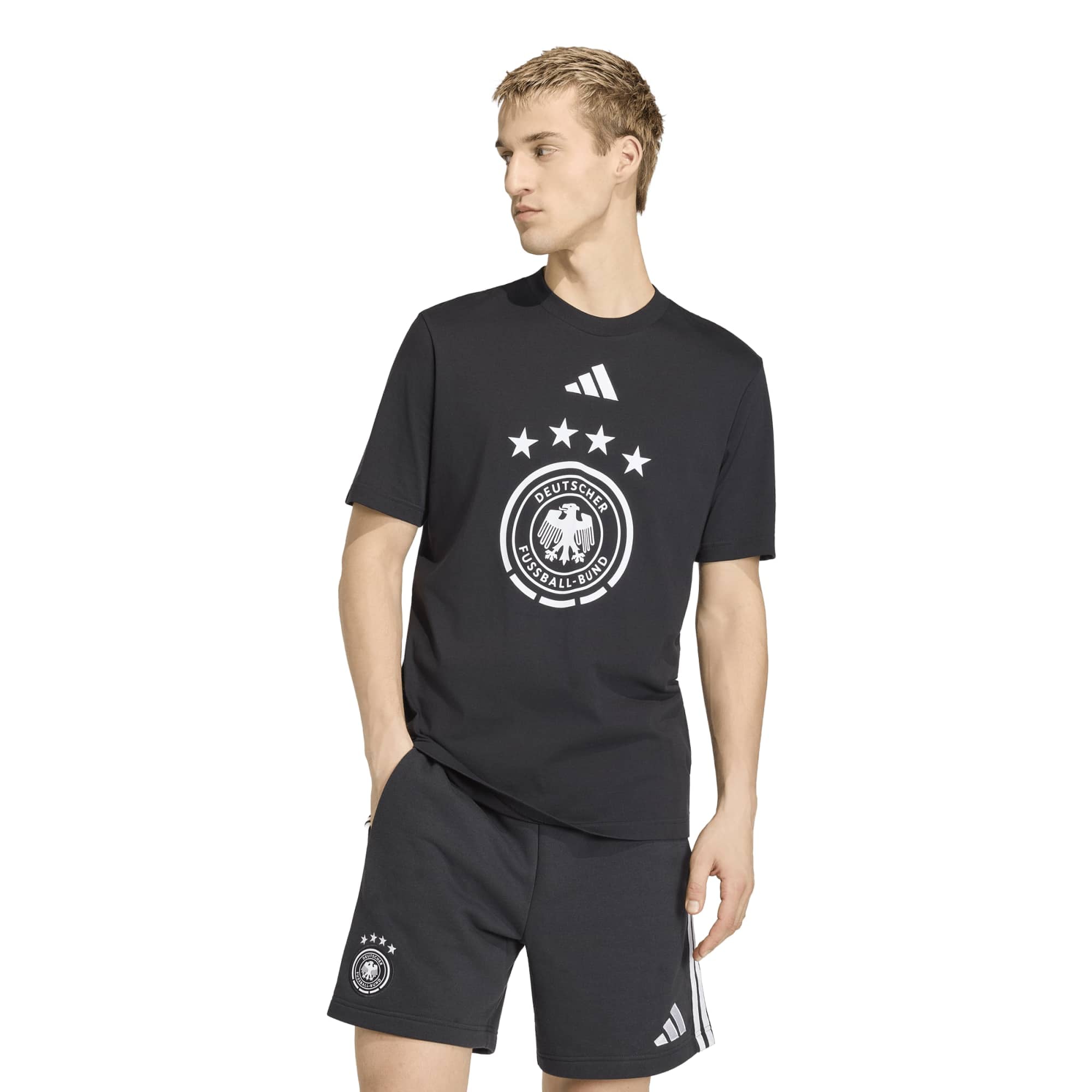 adidas DFB DNA GR TEE Herren-T-Shirt, schwarz, größe