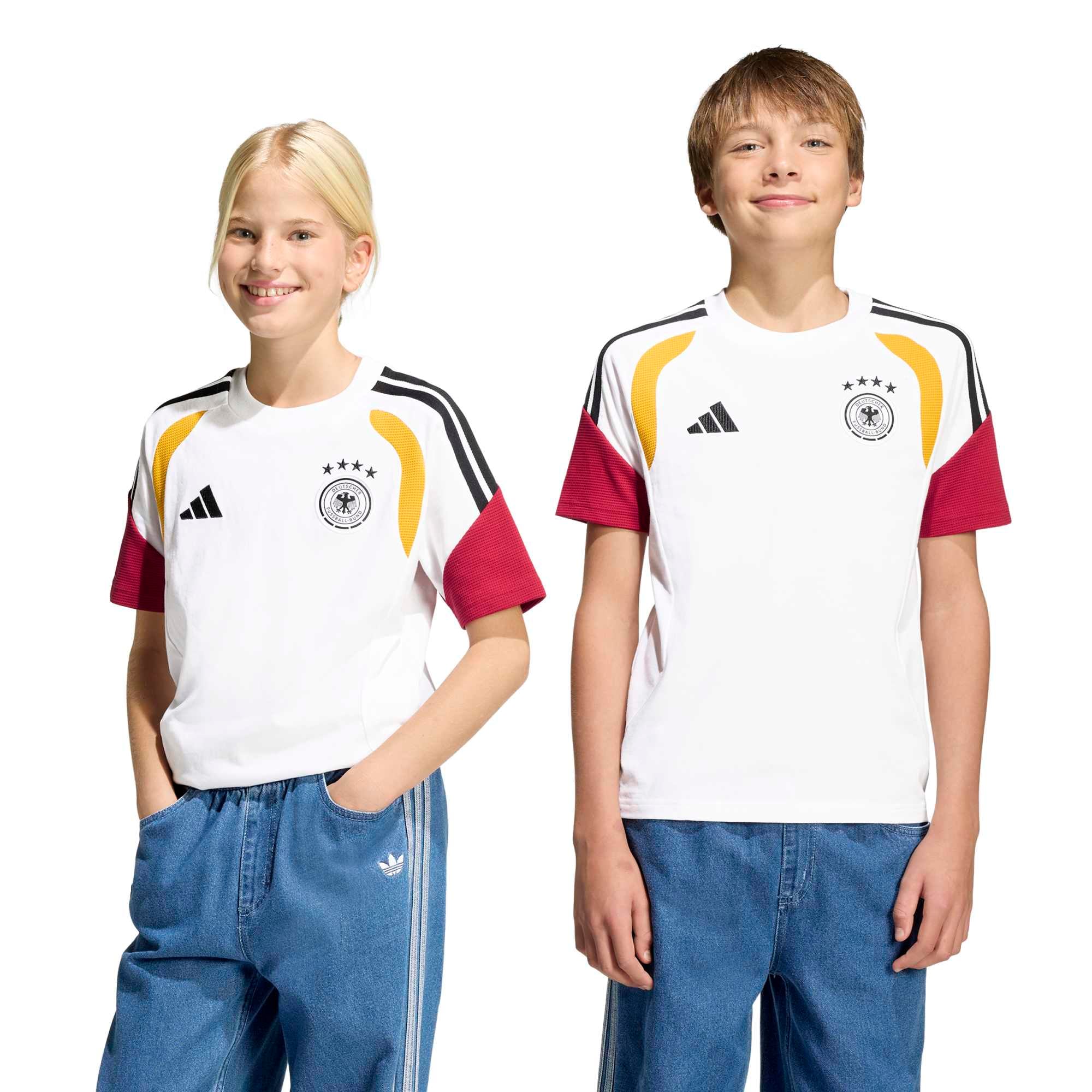Camiseta de Entrenamiento adidas de la selección alemana - Blanca - Niño