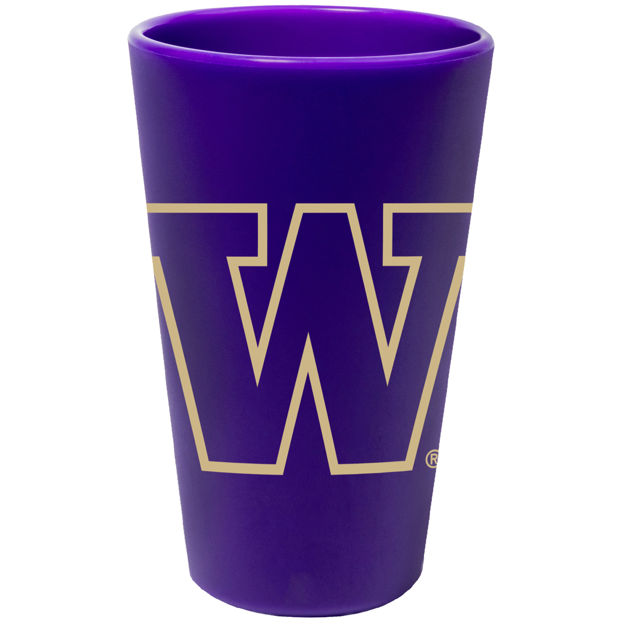 WinCraft Washington Huskies 16oz. Silicone Pint Glass