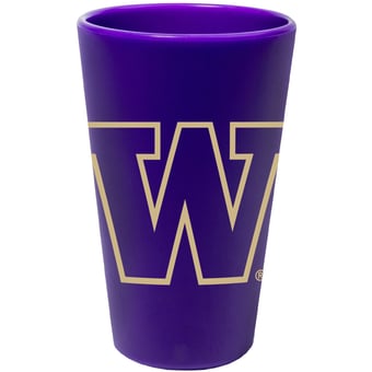 WinCraft Washington Huskies 16oz. Silicone Pint Glass