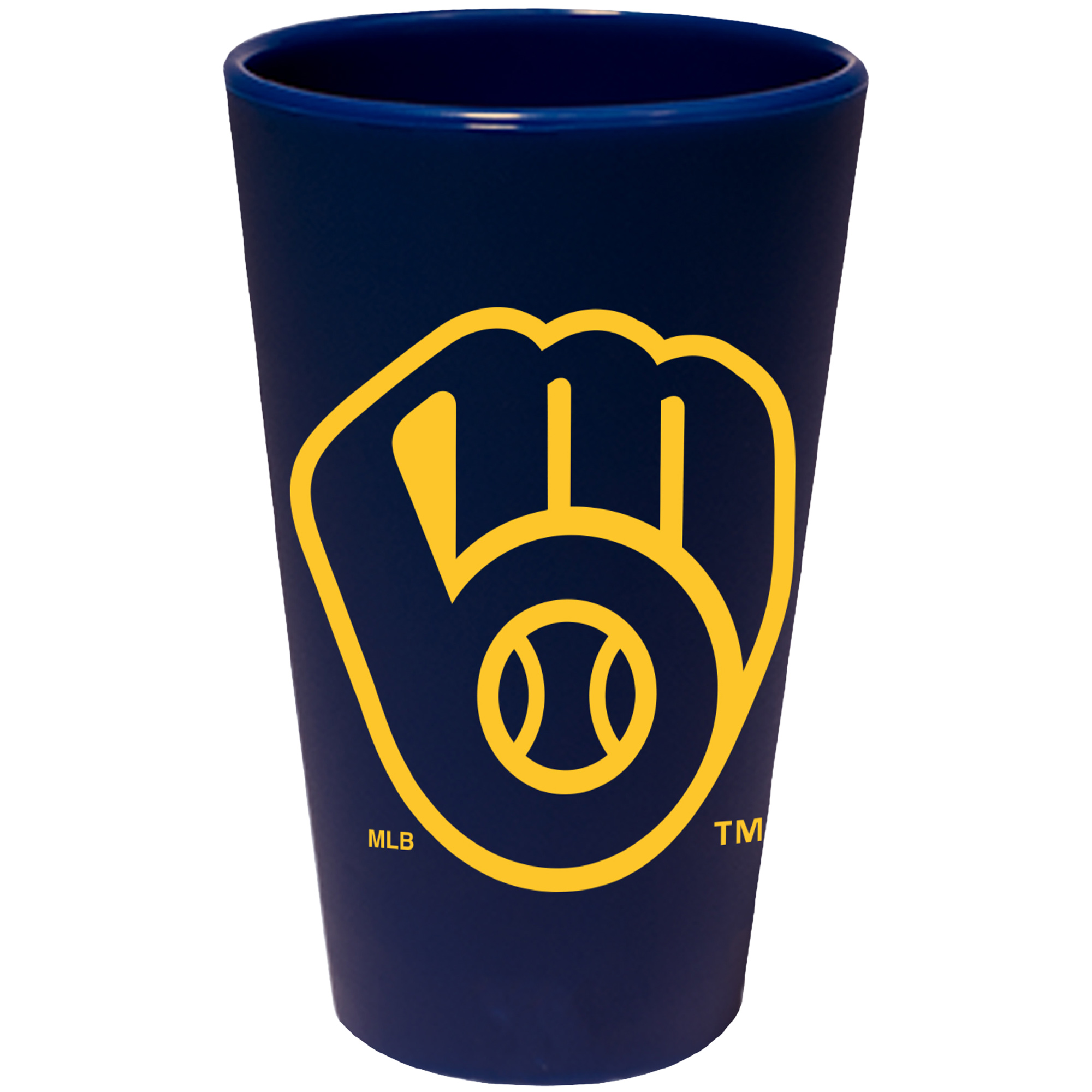 WinCraft Milwaukee Brewers 16oz. Silicone Pint Glass