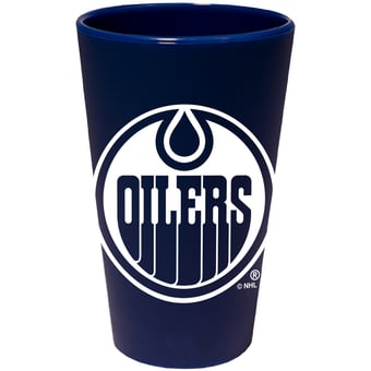 WinCraft Edmonton Oilers 16oz. Silicone Pint Glass