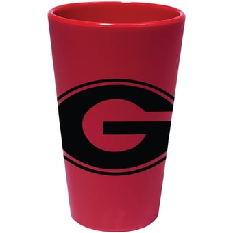 WinCraft Georgia Bulldogs 16oz. Silicone Pint Glass