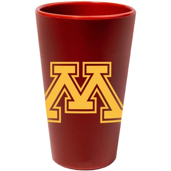 WinCraft Minnesota Golden Gophers 16oz. Silicone Pint Glass