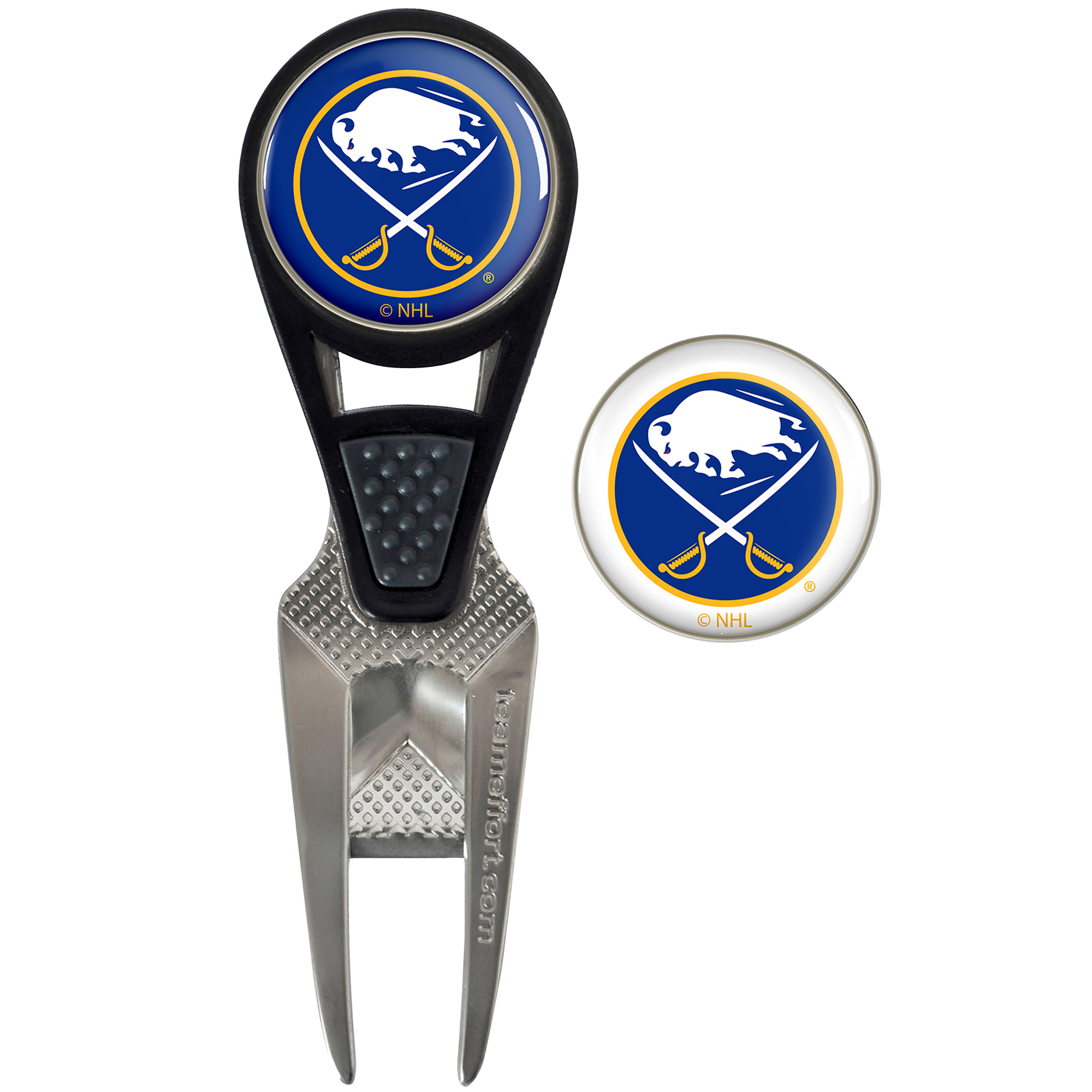 WinCraft Buffalo Sabres CVX Repair Tool & Ball Markers Set WinCraft Buffalo Sabres CVX Repair Tool & Ball Markers Set