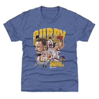 Youth 500 Level Stephen Curry Royal Golden State Warriors Collage T-Shirt