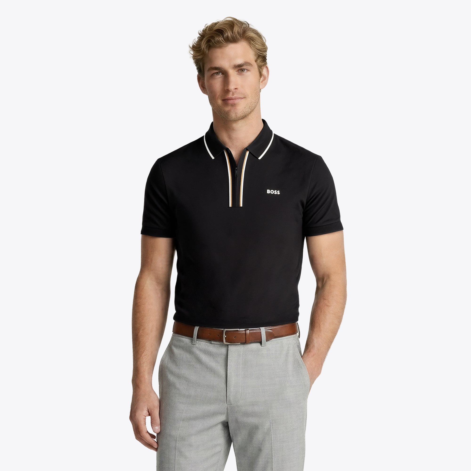Polo The Open Hugo Boss Philix - Nero