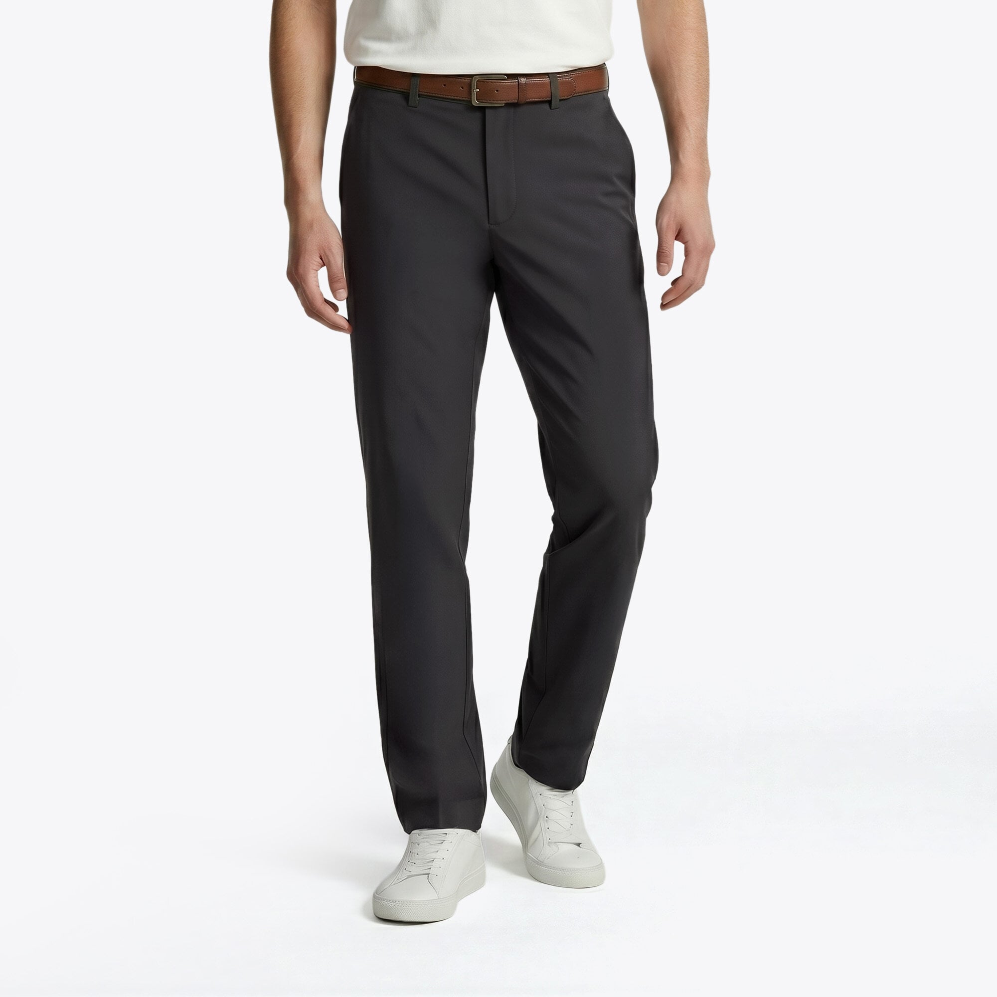 Pantaloni The Open Hugo Boss Commuter Slim - Grigio scuro
