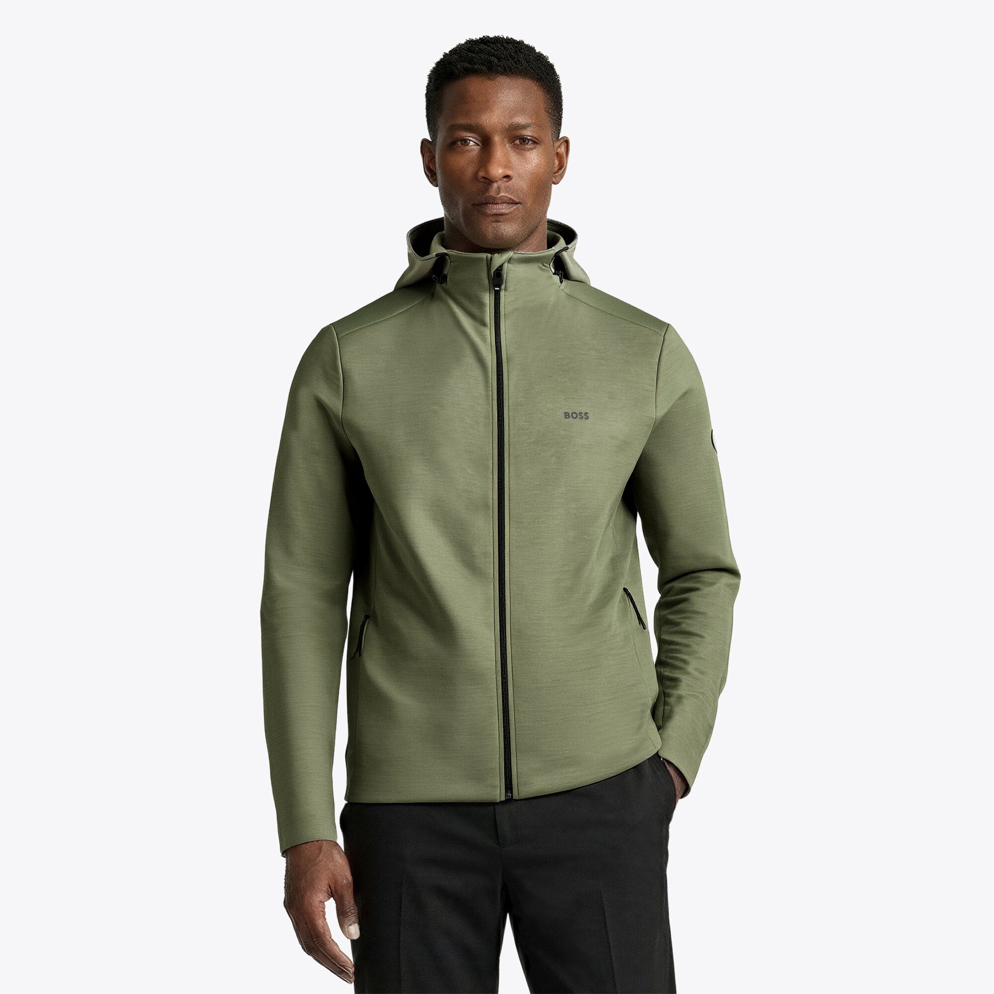 Felpa The Open Hugo Boss Tour HD con zip integrale