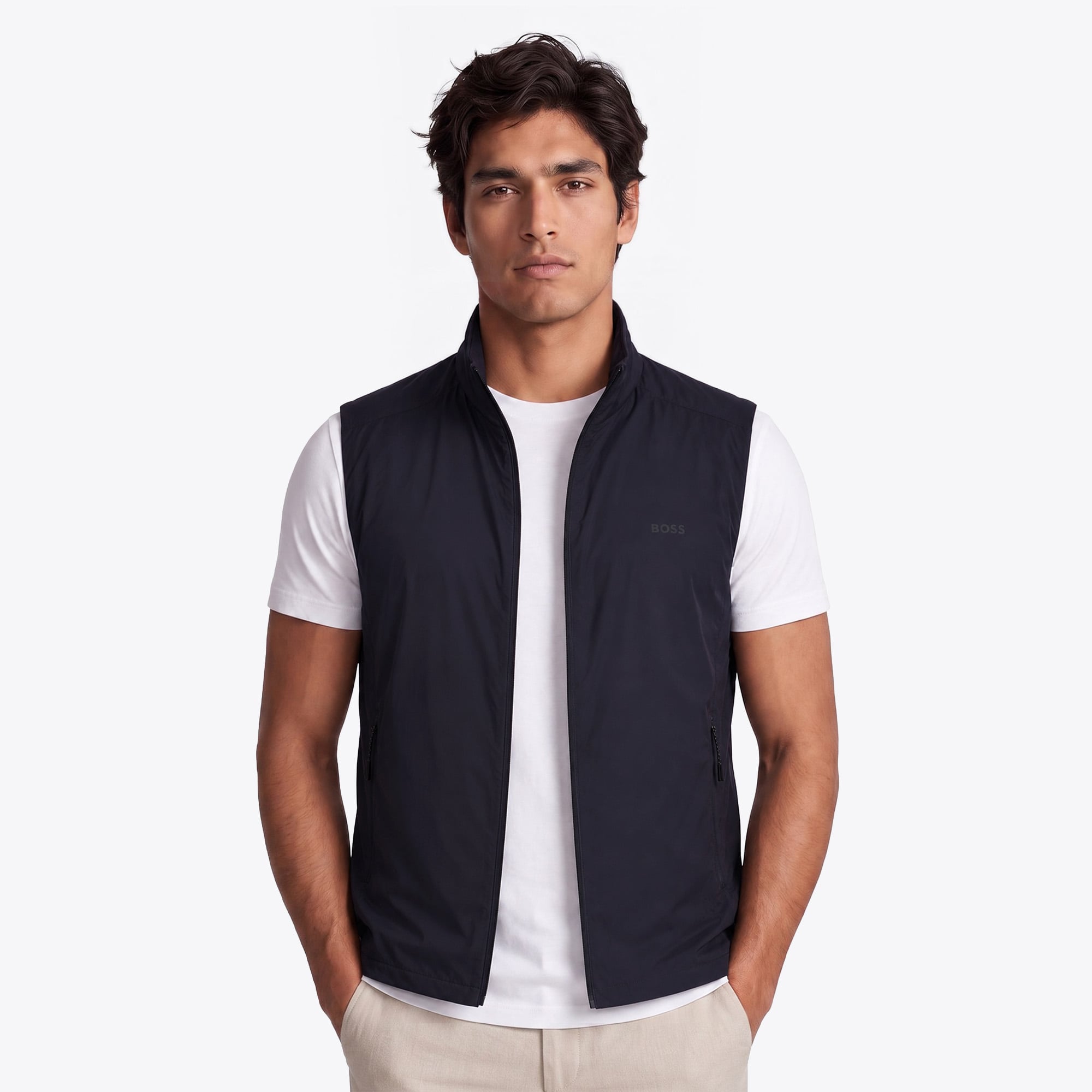 Gilet The Open 154th Royal Birkdale Hugo Boss Lite-X - Blu scuro