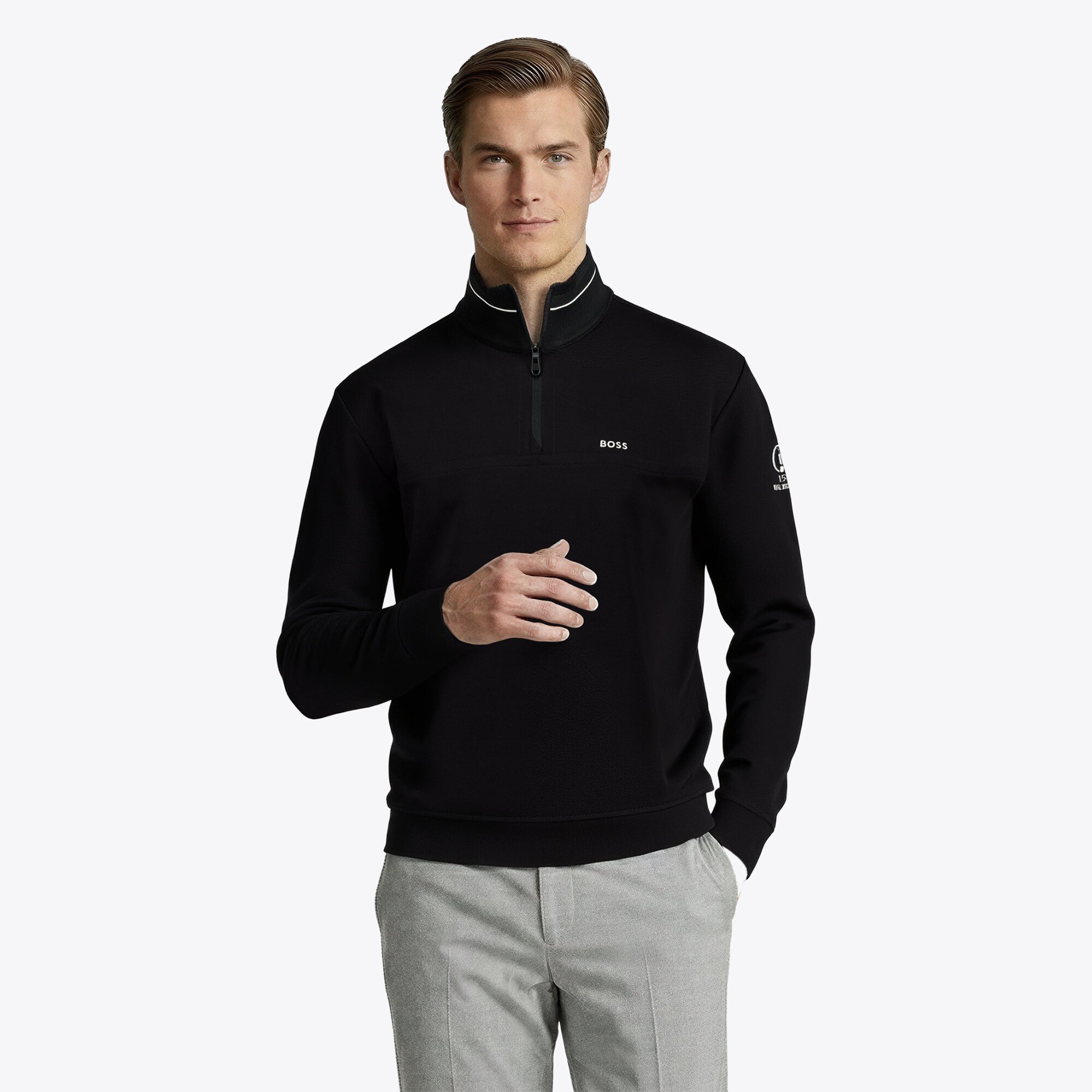 Strato intermedio 1/4 cernia The 154th Open Royal Birkdale Hugo Boss Membro - Nero