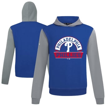 Men's Levelwear Royal Philadelphia Phillies Throwback Ultimate Banner Arch Hoodie