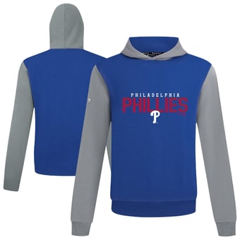 Men's Levelwear Royal Philadelphia Phillies Throwback Carve Ultimate Hoodie
