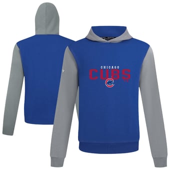 Men's Levelwear Royal Chicago Cubs Throwback Carve Ultimate Hoodie