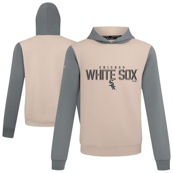 Men's Levelwear Sand Chicago White Sox Throwback Carve Ultimate Hoodie