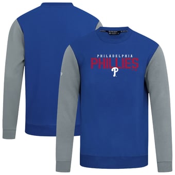 Men's Levelwear Royal Philadelphia Phillies Throwback Ultimate Carve Sweatshirt