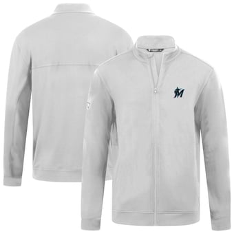 Women's Levelwear White Miami Marlins Alec Insignia 2.0 Full-Zip Jacket