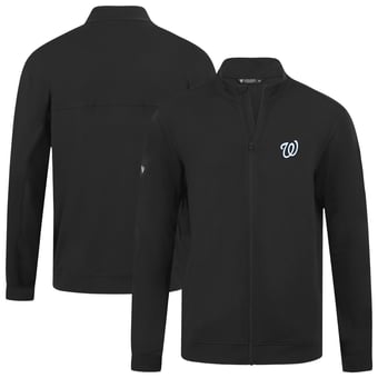 Women's Levelwear Black Washington Nationals Alec Insignia 2.0 Full-Zip Jacket