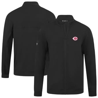Women's Levelwear Black Cincinnati Reds Alec Insignia 2.0 Full-Zip Jacket